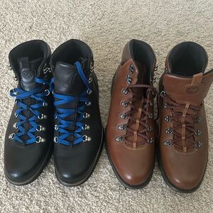 ColeHan Zerogrand boots. Black slightly worn brown worn 1 time.